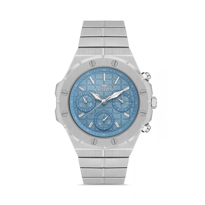 Ferro Gümüş Çelik Kordon Erkek Kol Saati FM43002A-A