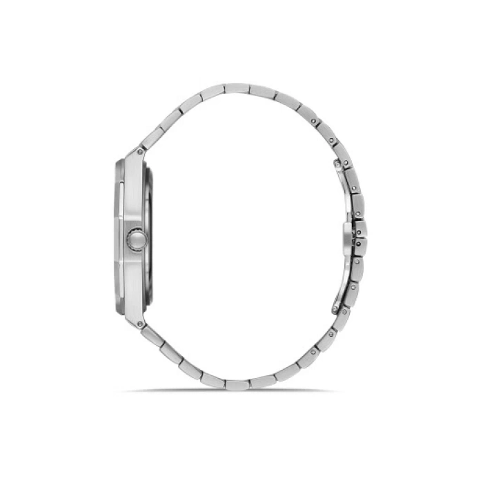 Ferro Gümüş Çelik Kordon Erkek Kol Saati FM43015A-A Tüm Fonksiyonlar Aktif 3 ATM Su Geçirmez