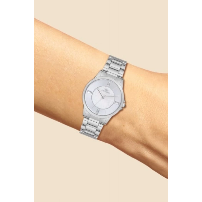 Ferro Silver Steel Strap Womens Wristwatch F21091A-A