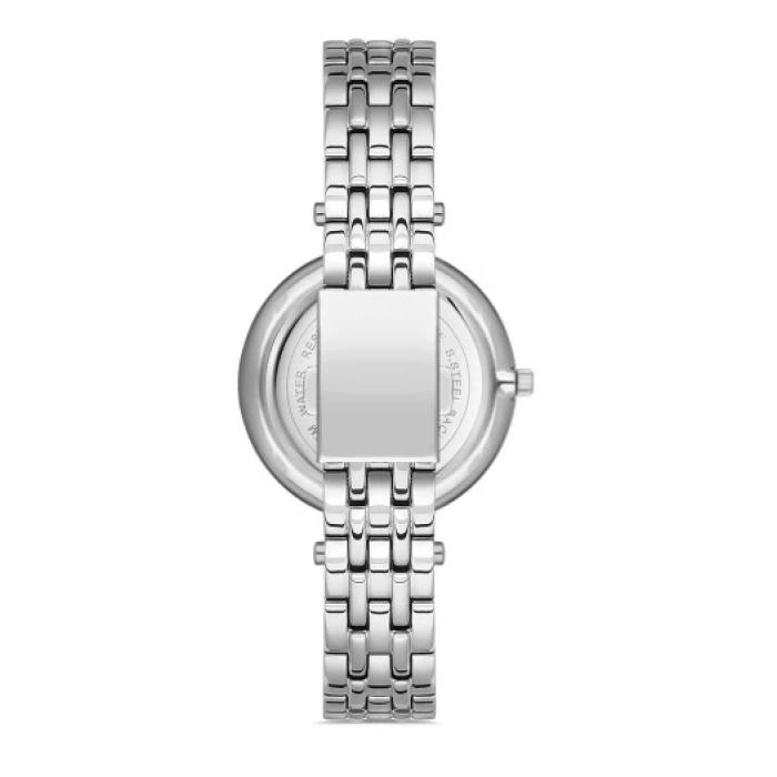 Ferro Gümüş Çelik Kordon Kadın Kol Saati F21203A-A 3ATM Su Geçirmez 2 Yıl Garantili HediyePaketli