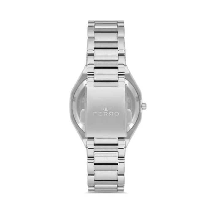 Ferro Gümüş Çelik Kordon Kadın Kol Saati FL21470AWT-A 3ATM Su Geçirmez 2 Yıl Garantili HediyePaketli