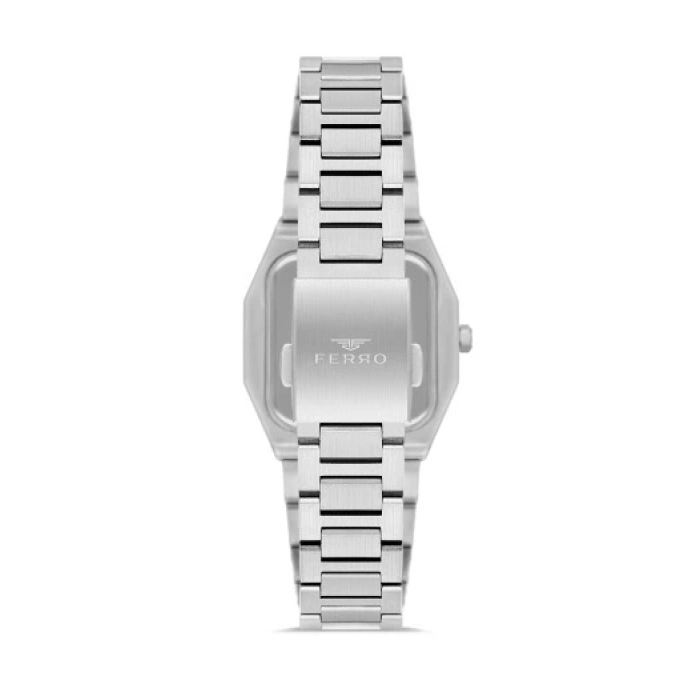 Ferro Gümüş Çelik Kordon Kadın Kol Saati FL21482AWT-A 3ATM Su Geçirmez 2 Yıl Garantili HediyePaketli