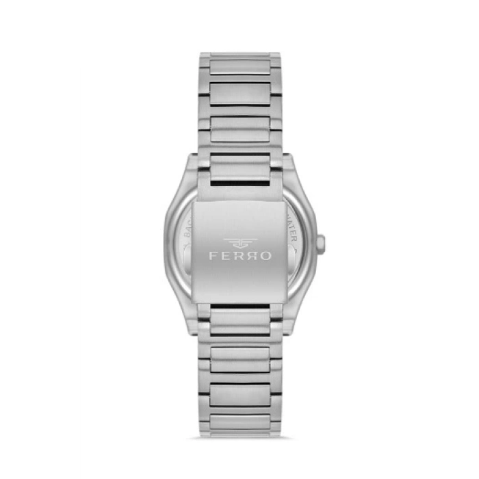 Ferro Gümüş Çelik Kordon Kadın Kol Saati FL40128A-A3 3ATM Su Geçirmez 2 Yıl Garantili HediyePaketli