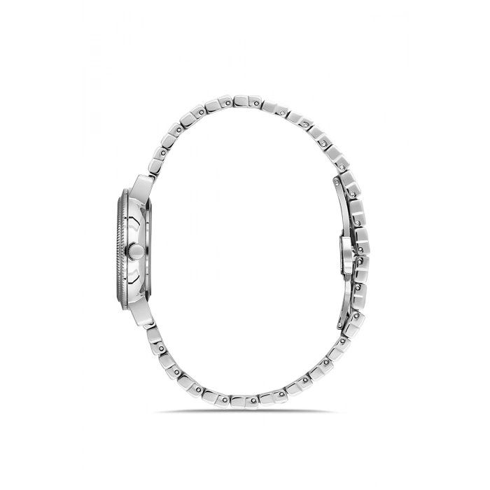 Ferro Gümüş Çelik Kordon Kadın Kol Saati FL40149A-A 3ATM Su Geçirmez 2 Yıl Garantili HediyePaketli