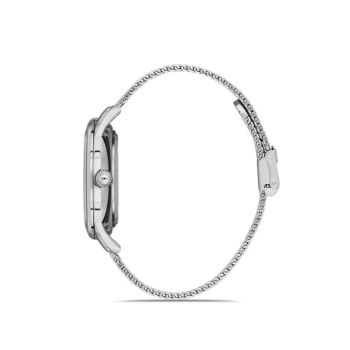 Ferro Gümüş Hasır Kordon Erkek Kol Saati F11182C-A3 3 ATM Su Geçirmez 2 Yıl Garantili Hediye Paketli