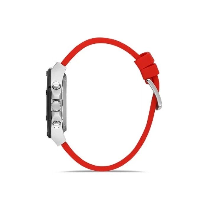 Ferro Kırmızı Çelik Kordon Erkek Kol Saati FM31398A-J8 Tüm Fonksiyonlar Aktif 3 ATM Su Geçirmez