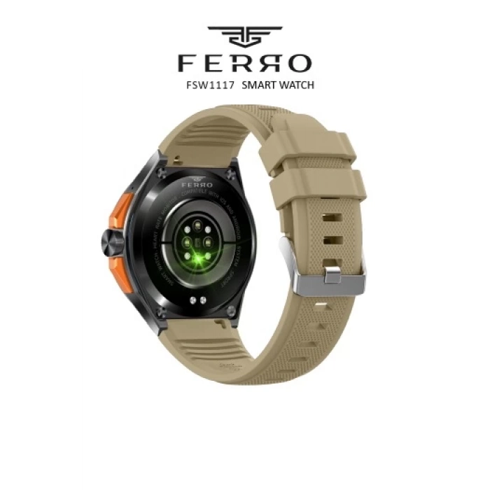 Ferro Kırmızı Silikon Kordon Akıllı Kol Saati FSW1117D-GK