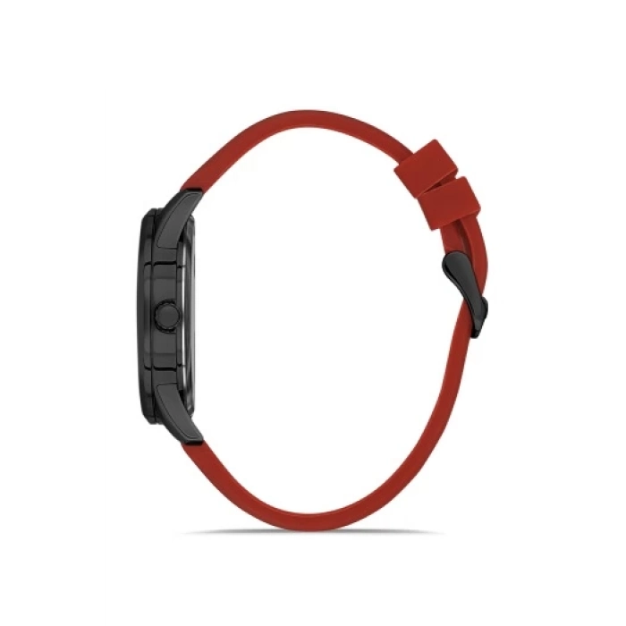 Ferro Kırmızı Silikon Kordon Erkek Kol Saati F11316D-ZK 3ATM SuGeçirmez 2Yıl Garantili HediyePaketli