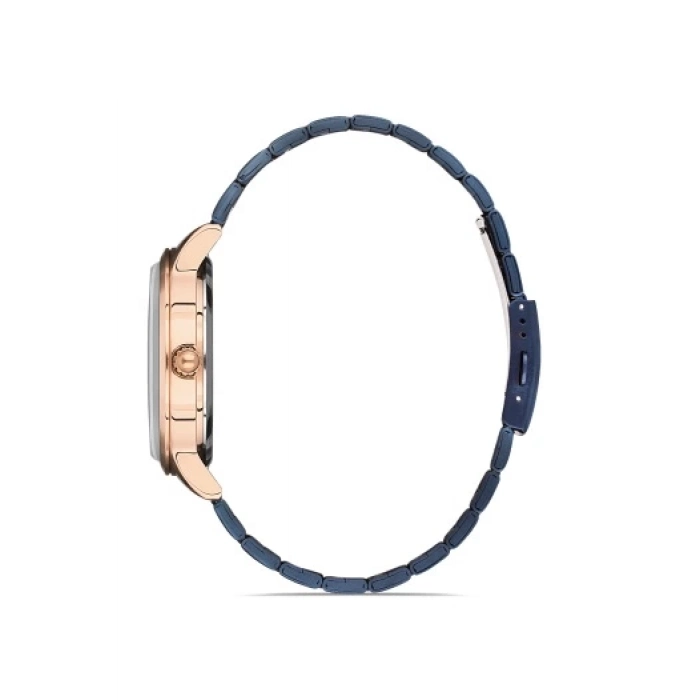Ferro Navy Blue Steel Strap Mens Wristwatch F11932A-T