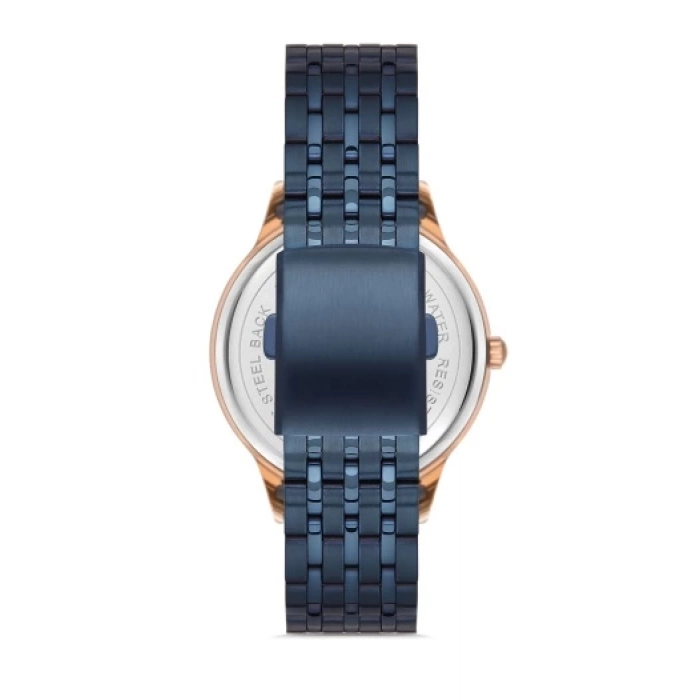 Ferro Navy Blue Steel Strap Mens Wristwatch F11932A-T
