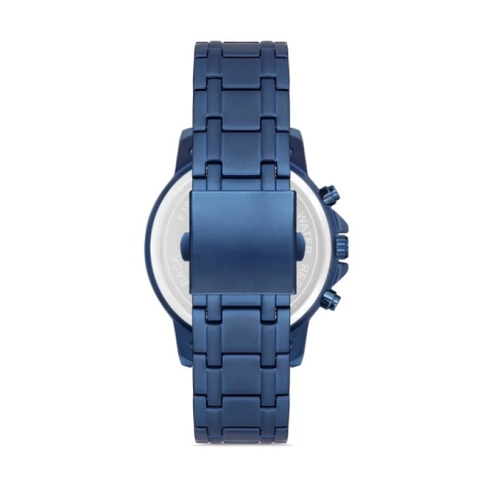 Ferro Lacivert Çelik Kordon Erkek Kol Saati FM11167A-H Fonksiyonları Aktif 3ATM SuGeçirmez