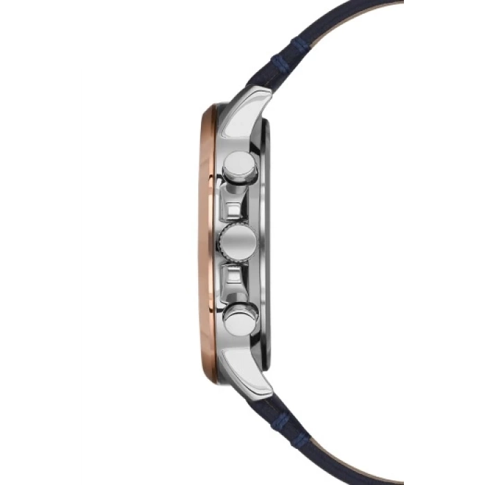 Ferro Lacivert Deri Kordon Erkek Kol Saati FM11146B-E3 Fonksiyonları Aktif 3ATM SuGeçirmez