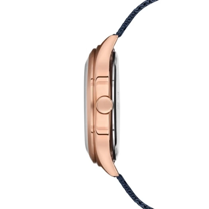 Ferro Lacivert Hasır Kordon Erkek Kol Saati F11090C-T 3ATM Su Geçirmez 2Yıl Garantili  HediyePaketli