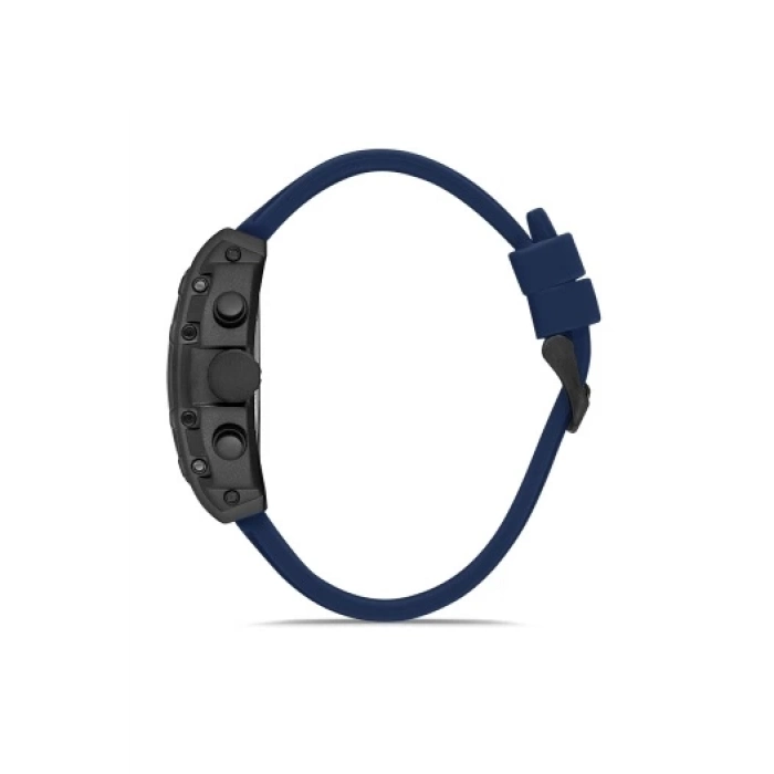 Ferro Lacivert Silikon kordon Erkek Kol Saati FM11001D-D Fonksiyonları Aktif 3ATM Su Geçirmez