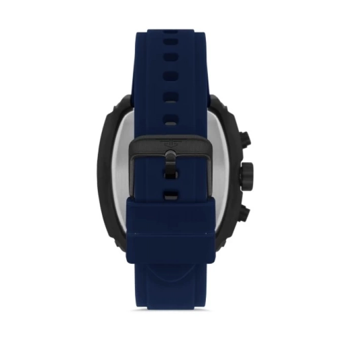 Ferro Lacivert Silikon kordon Erkek Kol Saati FM11001D-D Fonksiyonları Aktif 3ATM Su Geçirmez