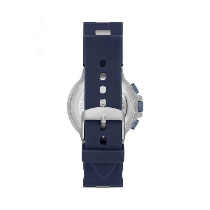 Ferro Lacivert Silikon Kordon Erkek Kol Saati FM11539DWT-L3 Fonksiyonları Aktif 3ATM Su Geçirmez