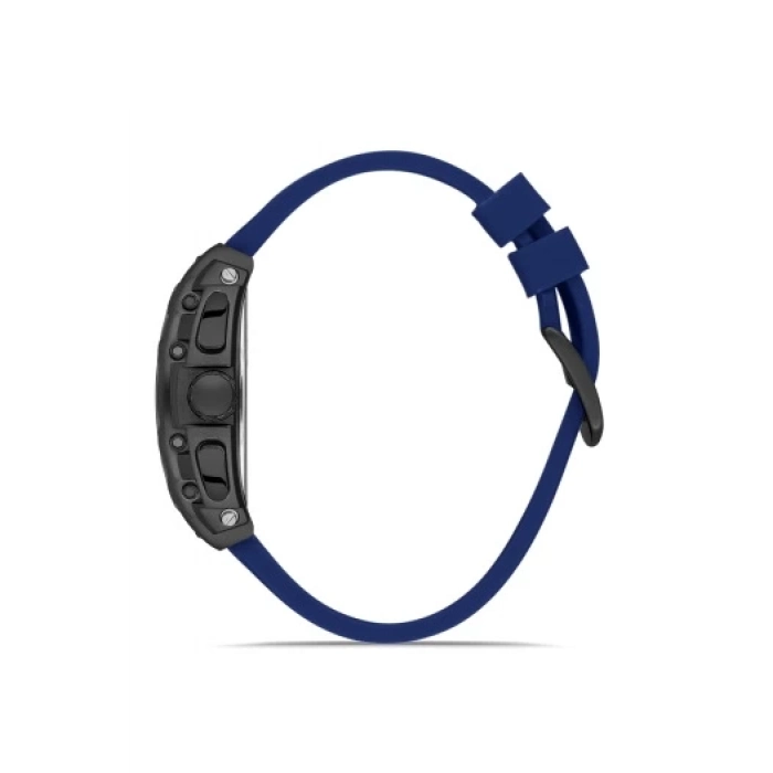 Ferro Lacivert Silikon Kordon Erkek Kol Saati FM31346D-ZA2 Fonksiyonları Aktif 3 ATM Su Geçirmez