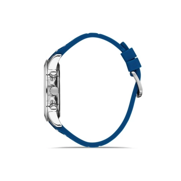 Ferro Lacivert Silikon Kordon Erkek Kol Saati FM31362D-LTüm Fonksiyonları Aktif 3 ATM Su Geçirmez