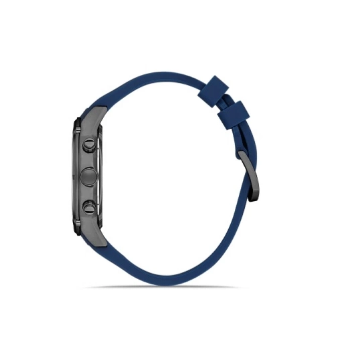 Ferro Lacivert Silikon Kordon Erkek Kol Saati FM31363D-ZD4 Tüm Fonksiyonlar Aktif 3 ATM Su Geçirmez