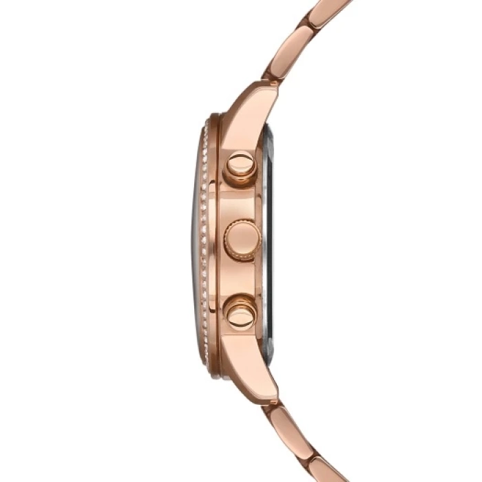 Ferro Rose Çelik Kordon Kadın Kol Saati FM41107A-C Tüm Fonksiyonlar Aktif 3 ATM Su Geçirmez