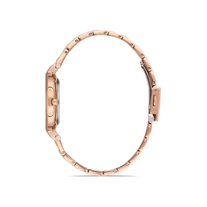 Ferro Rose Çelik Kordon Kadın Kol Saati F21203A-C4 3ATM Su Geçirmez 2 Yıl Garantili HediyePaketli