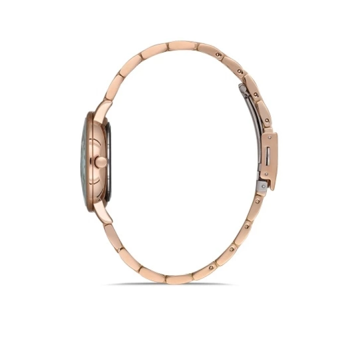 Ferro Rose Çelik Kordon Kadın Kol Saati F40093A-C 3ATM Su Geçirmez 2 Yıl Garantili HediyePaketli