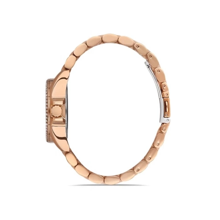 Ferro Rose Çelik Kordon Kadın Kol Saati F51336A-C 3ATM Su Geçirmez 2 Yıl Garantili HediyePaketli