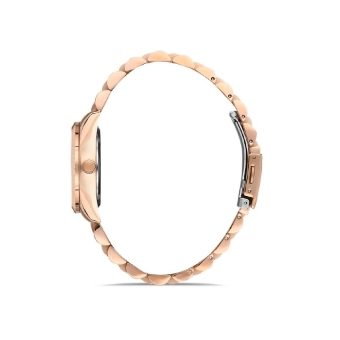 Ferro Rose Çelik Kordon Kadın Kol Saati FL21294A-C 3ATM Su Geçirmez 2 Yıl Garantili HediyePaketli