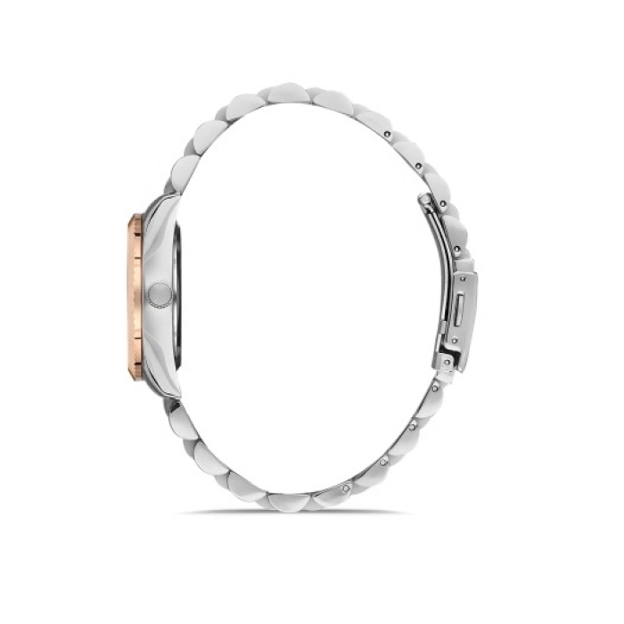 Ferro Rose/Gümüş Çelik Kordon Kadın Kol Saati FL21294A-E