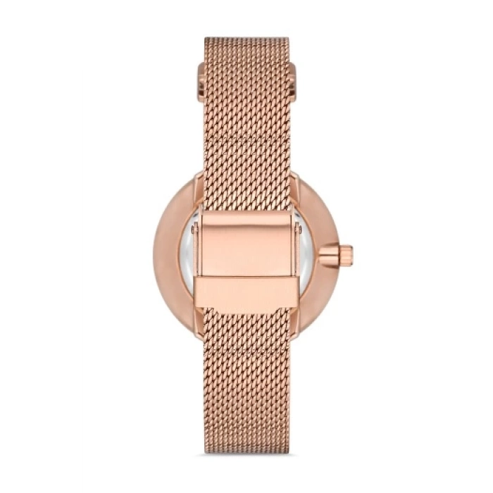 Ferro Rose Hasır kordon Kadın Kol Saati F21045C-979-C 3ATM Su Geçirmez 2 Yıl Garantili