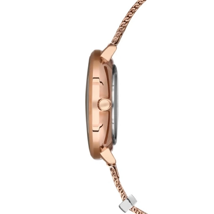 Ferro Rose Hasır Kordon Kadın Kol Saati F21087C-C 3ATM Su Geçirmez 2 Yıl Garantili HediyePaketli