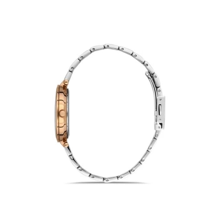 Ferro Rose and Silver Steel Strap Womens Wristwatch FL21331A-E