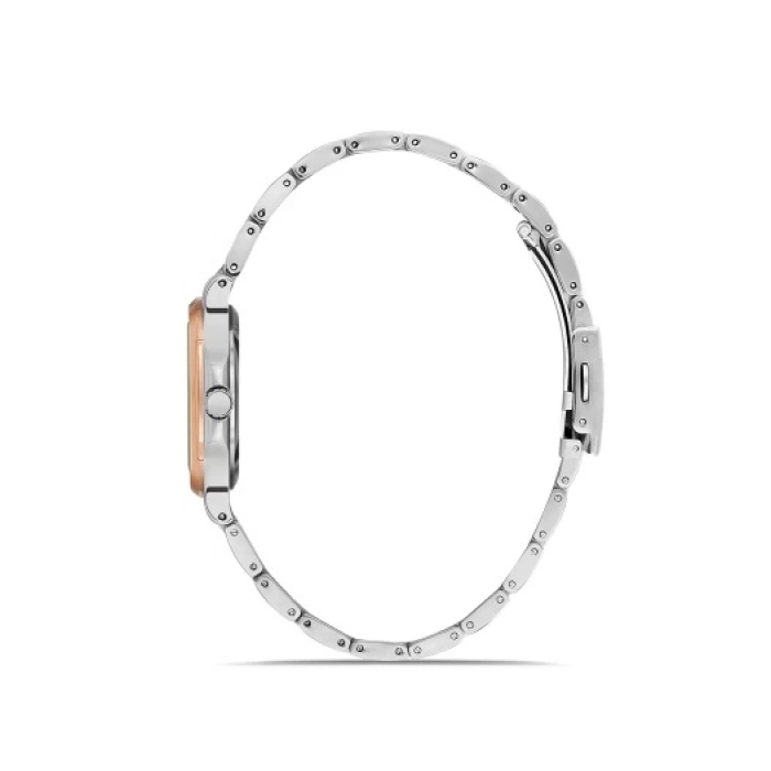 Ferro Rose ve Gümüş Çelik Kordon Kadın Kol Saati FL21366A-E6