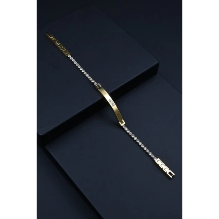 Ferro Sarı Çelik Erkek Takı FRJ10078-B