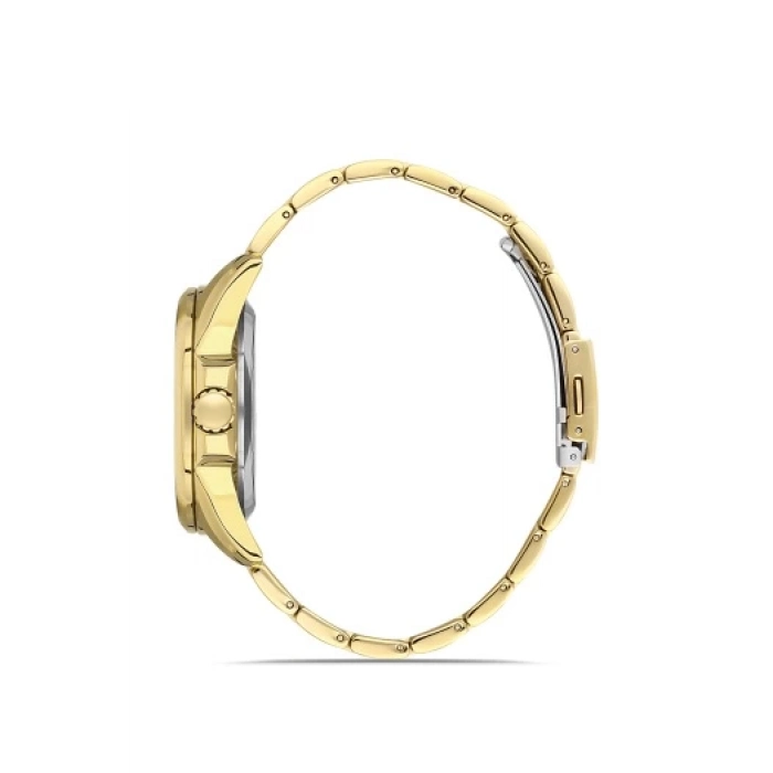 Ferro Yellow Steel Strap Mens Wristwatch F11323A-B