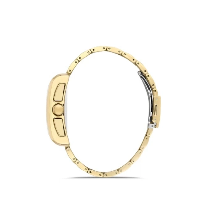 Ferro Sarı Çelik Kordon Erkek Kol Saati FM11465AWT-B Fonksiyonları Aktif 3ATM Su Geçirmez