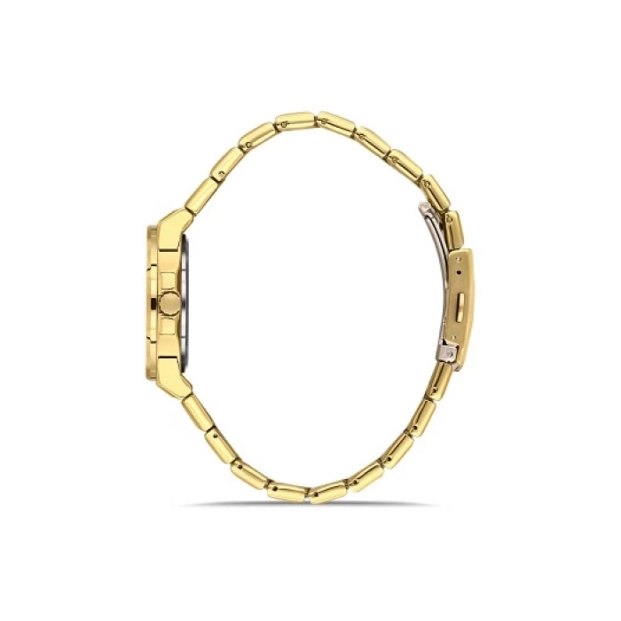 Ferro Yellow Steel Strap Womens Wristwatch FL21358A-B