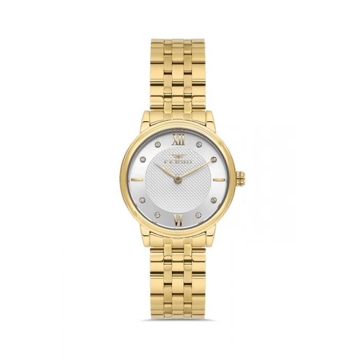 Ferro Sarı Çelik Kordon kadın Kol Saati FL21480AWT-B