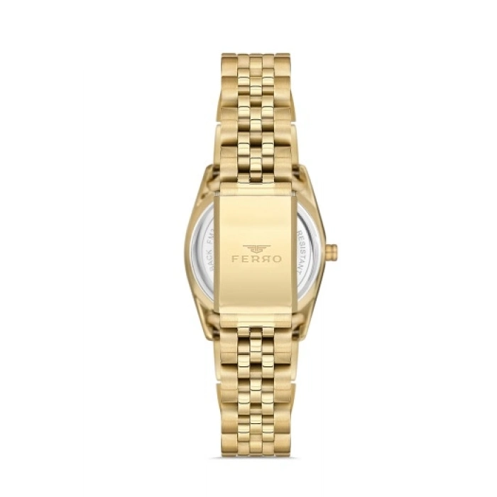 Ferro Sarı Çelik Kordon Kadın Kol Saati FL21519A-B6