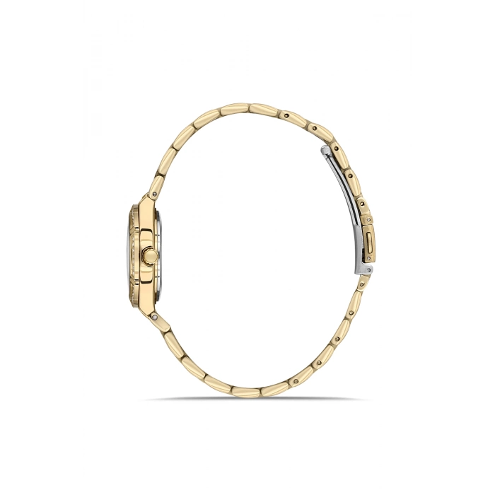 Ferro Sarı Çelik Kordon Kadın Kol Saati FL21610AWT-B