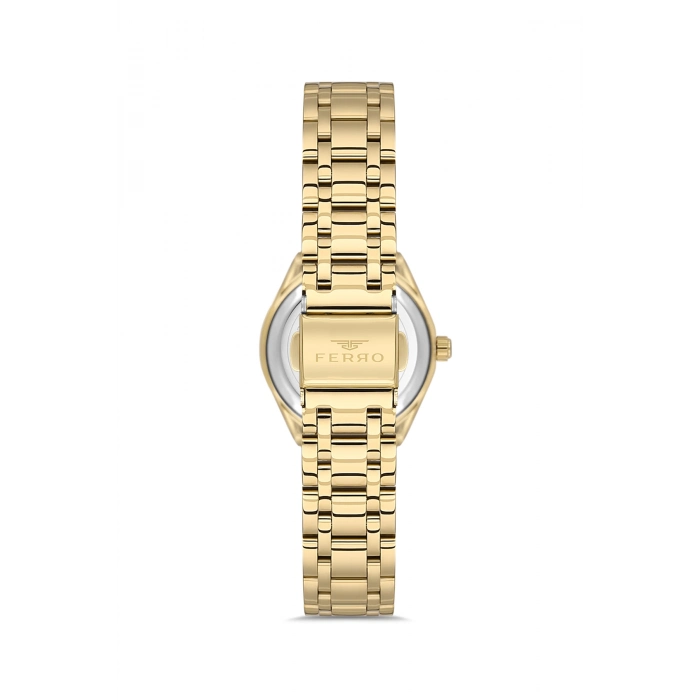 Ferro Sarı Çelik Kordon Kadın Kol Saati FL21610AWT-B