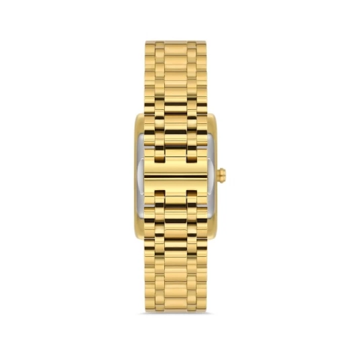 Ferro Sarı Çelik Kordon Kadın Kol Saati FL43005A-B6 3ATM Su Geçirmez 2 Yıl Garantili HediyePaketli