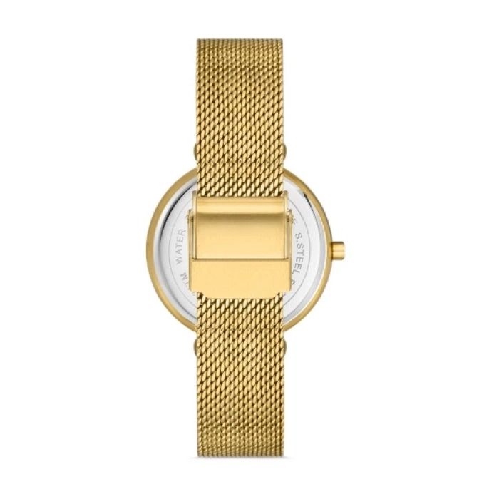 Ferro Yellow Mesh Strap Womens Wristwatch F21232C-B