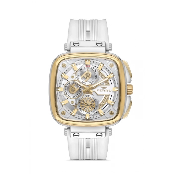 Ferro Sarı Silikon Kordon Erkek Kol Saati FM11352D-D