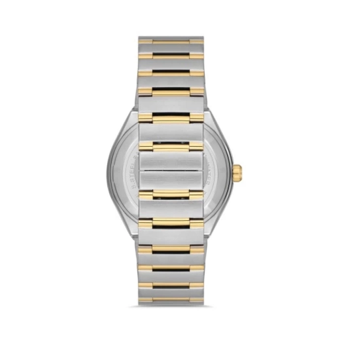 Ferro Sarı ve Gümüş Çelik Kordon Erkek Kol Saati F11471A-D6 3 ATM Su Geçirmez 2 Yıl Garantili