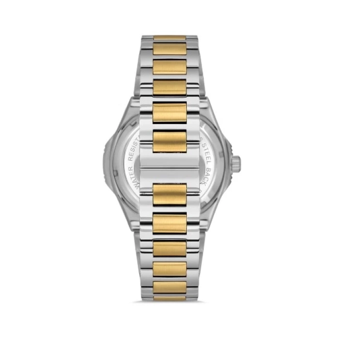 Ferro Sarı ve Gümüş Çelik Kordon Erkek Kol Saati F11514AWT-D2 3ATM Su Geçirmez 2 Yıl Garantili