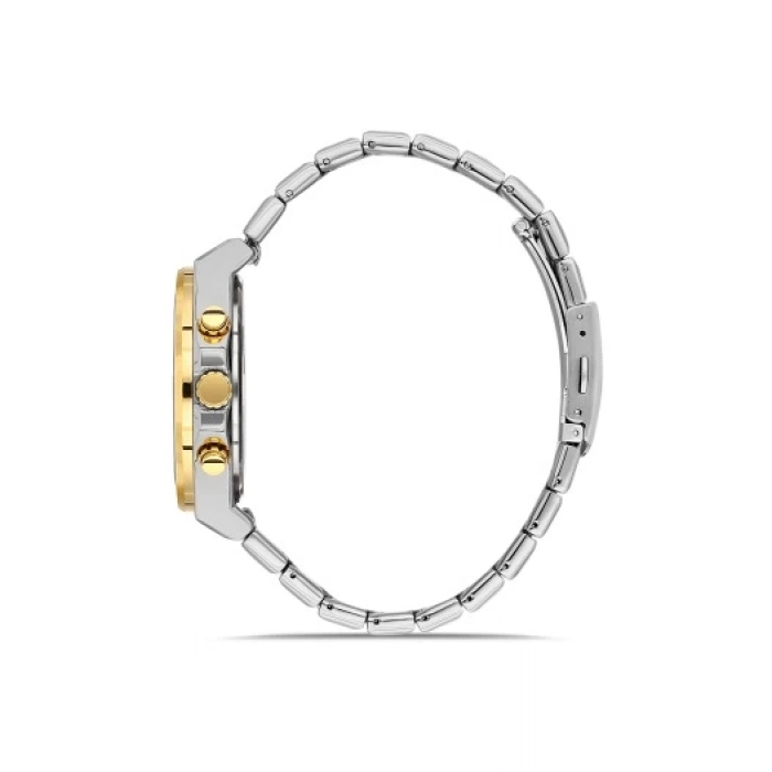 Ferro Yellow and Silver Steel Strap Mens Wristwatch FM31356A-D