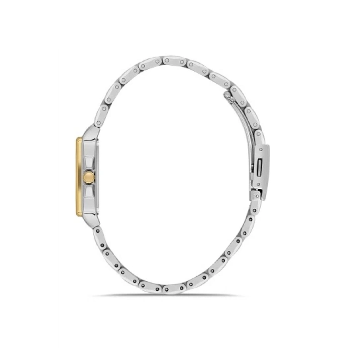 Ferro Sarı ve Gümüş Çelik Kordon Kadın Kol Saati FL21513A-D2