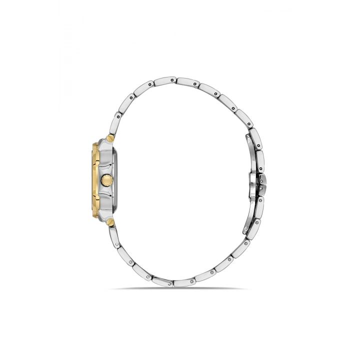 Ferro Sarı ve Gümüş Çelik Kordon Kadın Kol Saati FL21516AWT-D6