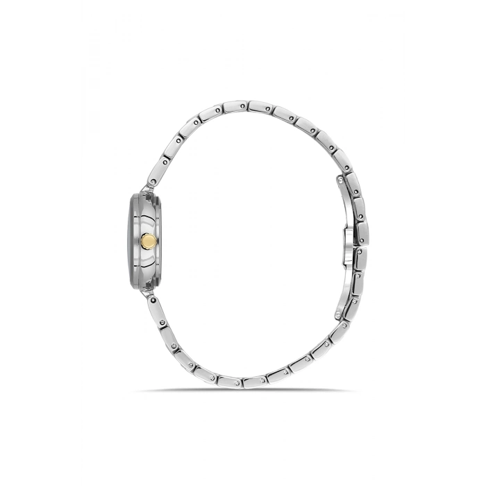 Ferro Sarı ve Gümüş Çelik Kordon Kadın Kol Saati FL21617AWT-D6 3ATM Su Geçirmez 2 Yıl Garantili